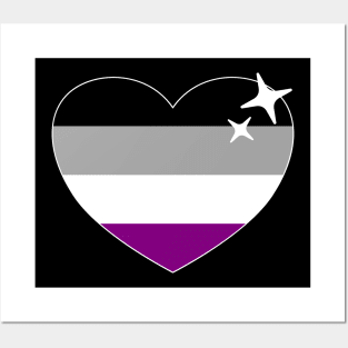 A Sexual Flag - Asexual Heart Posters and Art